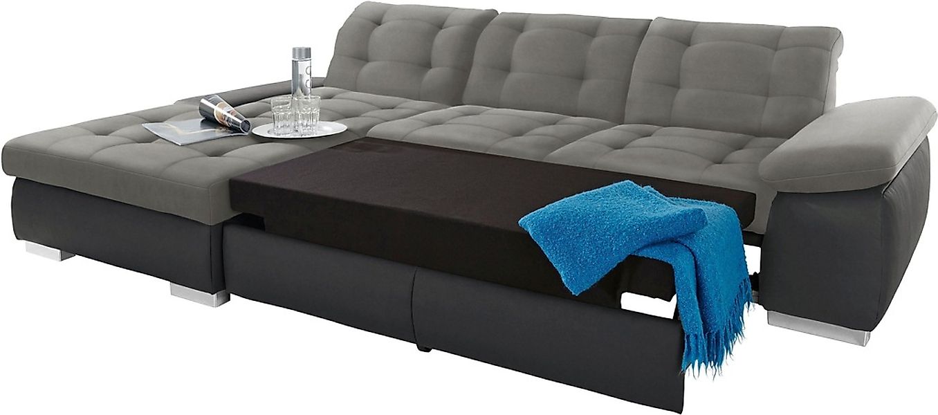 sit&more Ecksofa "Ontario L-Form", XXL, wahlweise mit Bettfunktion günstig online kaufen