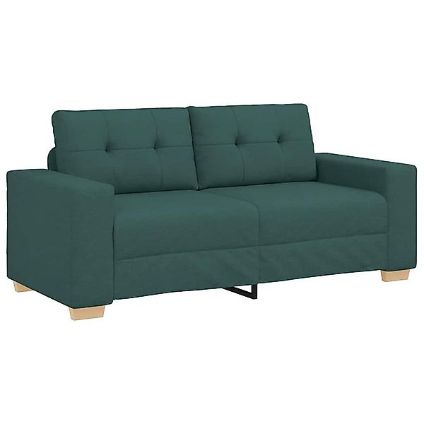vidaXL Sofa Loveseat-Sofa Dunkelgrün 140 cm günstig online kaufen