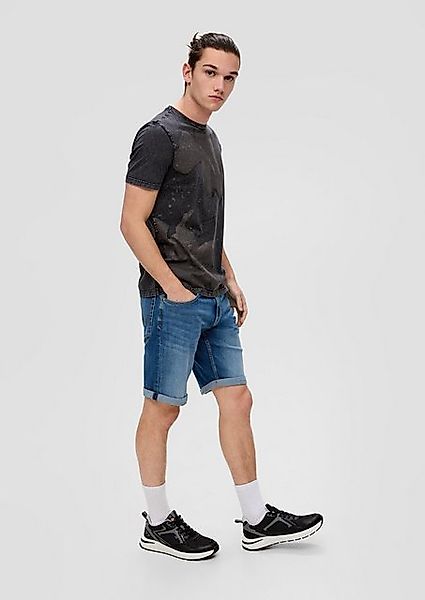 QS Cargoshorts Regular: Shorts im Denim-Look Waschung günstig online kaufen