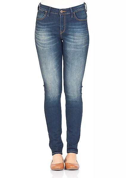 Lee Damen Jeans Jodee - Skinny Fit - Blau - Blue Indigo günstig online kaufen