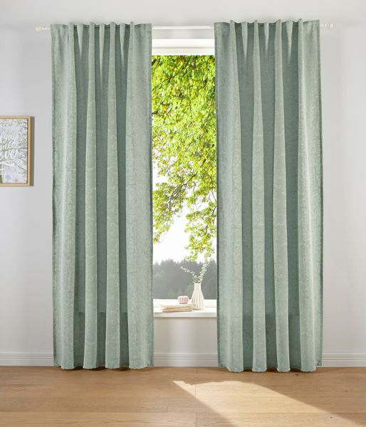 LeGer Home by Lena Gercke Vorhang "LESKA" Multifunktionsband 1 Stk. tlg. bl günstig online kaufen