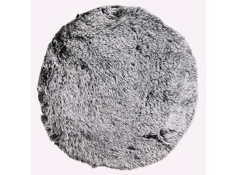 VIVA Home Tischläufer Tischläufer Dekofell Kuschelfell Ø 38 cm meliert (Stü günstig online kaufen