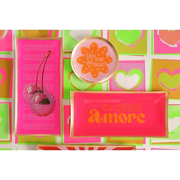 Giftcompany Geschirr Glasteller Weihnachts Hunde Mehrfarbig günstig online kaufen