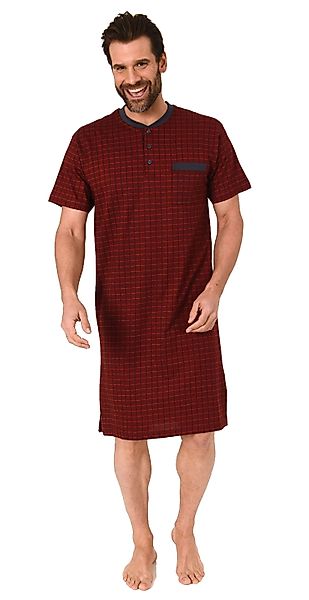 Normann Pyjama Normann Herren kurzarm Nachthemd günstig online kaufen