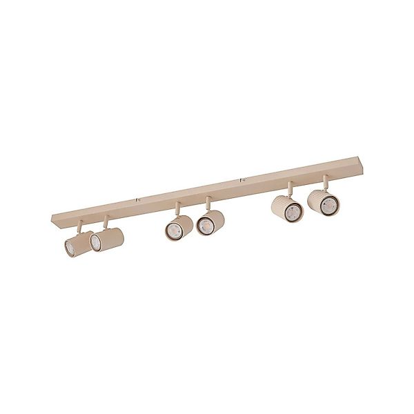 Lindby Strahler Kardis 10042109 Modern in Creme aus Aluminium 6-flammig GU1 günstig online kaufen