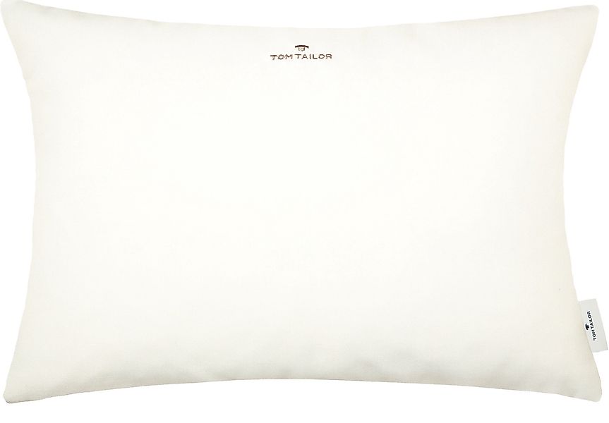 TOM TAILOR HOME Dekokissen »Dove Signature«, mit Paspel, Kissenhülle ohne F günstig online kaufen