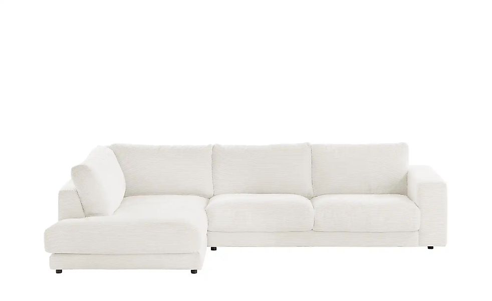 Jette Home Ecksofa Cord Sila ¦ weiß ¦ Maße (cm): B: 325 H: 85 T: 224.0 Pols günstig online kaufen
