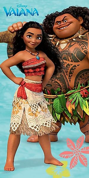 Disney Vaiana Badetuch weiches Badetuch Größe: 70x140cm 100% Baumwolle, 100 günstig online kaufen