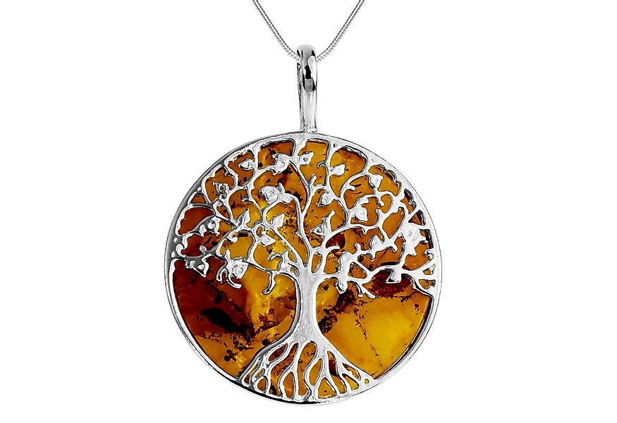 OSTSEE-SCHMUCK Kette mit Anhänger Ostsee-Schmuck Kette mit Anhänger Lebensb günstig online kaufen