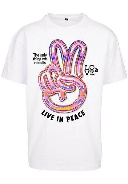 Upscale by Mister Tee Kurzarmshirt Upscale by Mister Tee Unisex Live in Pea günstig online kaufen