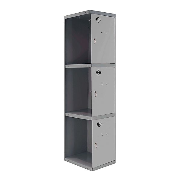 PROREGAL Spind AMEGO HxBxT 180 x 30 x 50 cm 3 Abteile Anbaumodul Anthrazit- günstig online kaufen
