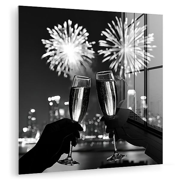 MuchoWow Acrylglasbild Feuerwerk - Prost - günstig online kaufen