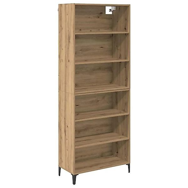 vidaXL Highboard Artisan-Eiche 69,5 x 34 x 180 cm Holzwerkstoff 3415963 günstig online kaufen
