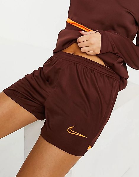 Nike Football – Academy Dri-FIT – Shorts in Bronze-Rot günstig online kaufen
