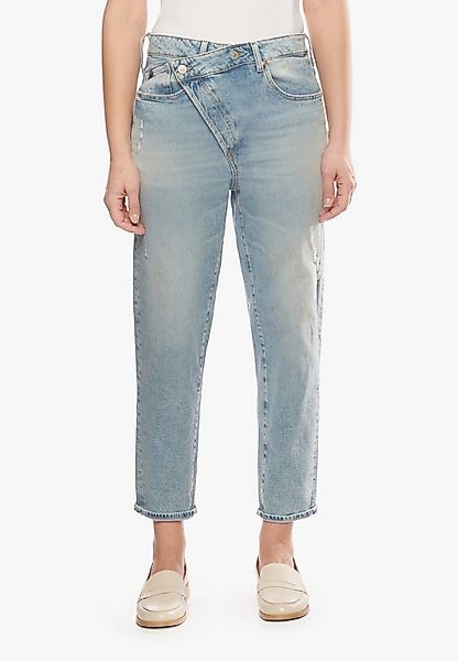 Le Temps Des Cerises 7/8-Hose JEAN FEMME COSY mit asymmetrischem Verschluss günstig online kaufen