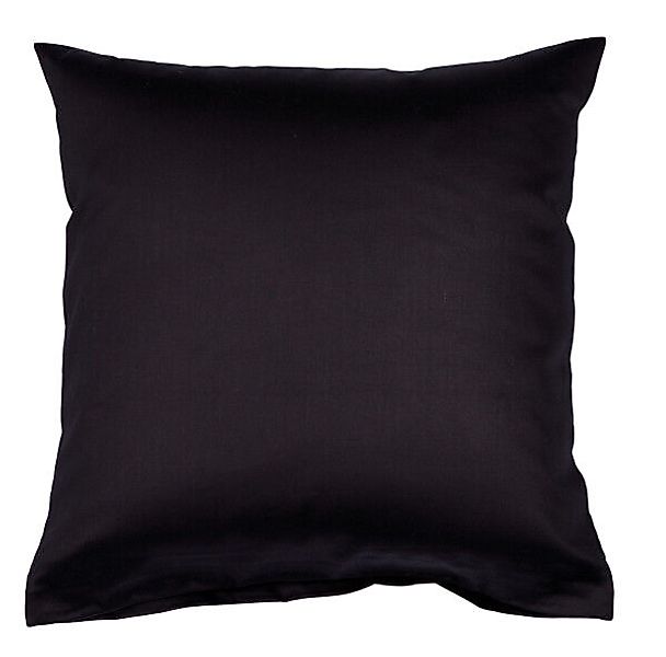 Janine Janine Mako-Satin Bettwäsche Colors 31001 schwarz Größe:  80x80 cm günstig online kaufen