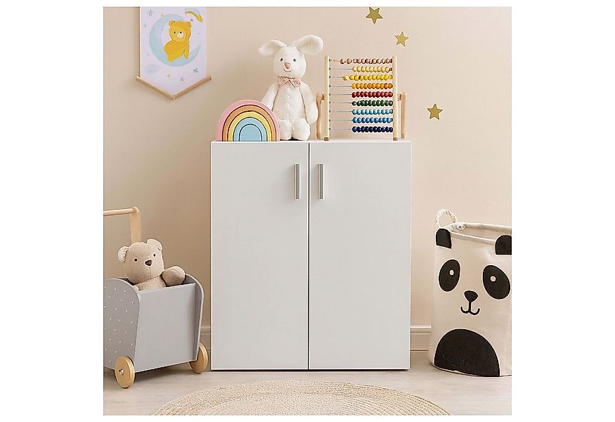 HTI-Living Mehrzweckschrank Kommode mit 2 Regalfächern Nina Weiß (Stück, 1- günstig online kaufen