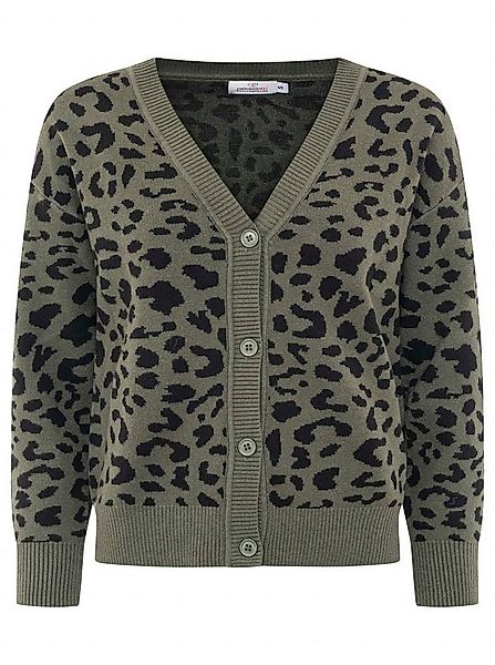 Zwillingsherz Strickpullover "Classic Leo" Animal-Muster günstig online kaufen