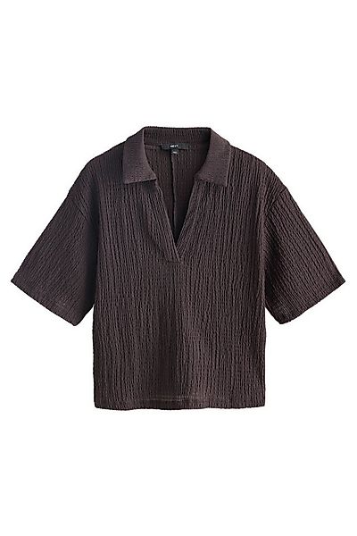 Next Poloshirt Kurzärmeliges, kastiges Polooberteil mit Struktur (1-tlg) günstig online kaufen