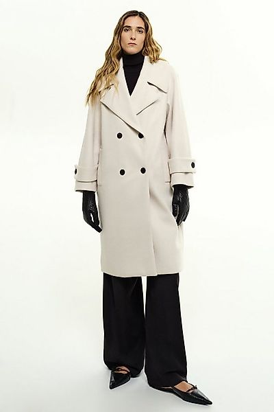 RICANO Kurzmantel Silvana Damen Mantel mit Reverskragen und 4 schwarzen Knö günstig online kaufen