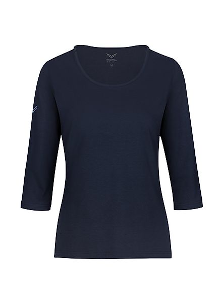 Trigema Rundhals-Shirt "TRIGEMA 3/4 Arm Shirt aus Biobaumwolle", (1 tlg.) günstig online kaufen