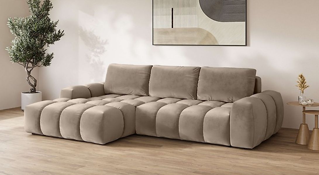 INOSIGN Ecksofa »AZITA klein optionale Schlafsofa mit Bettkasten, B/T/H: 27 günstig online kaufen