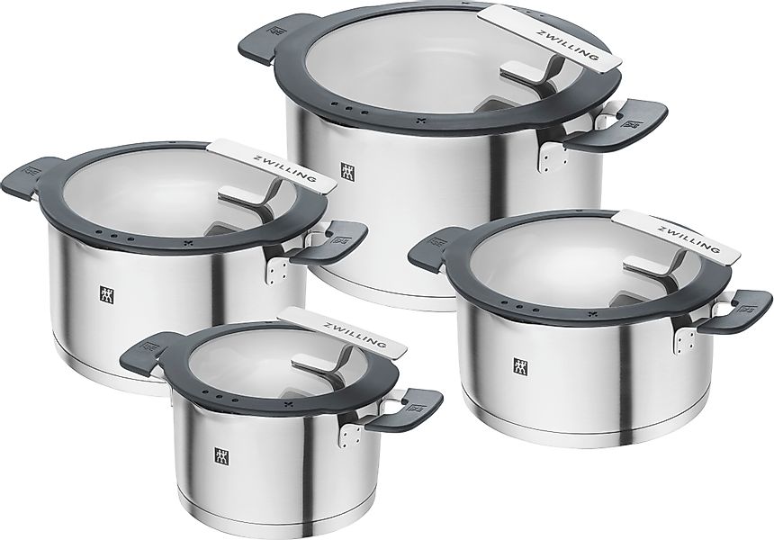 Zwilling Topf-Set »Simplify«, Edelstahl, (Set, 4 tlg.), 18/10 Edelstahl, in günstig online kaufen