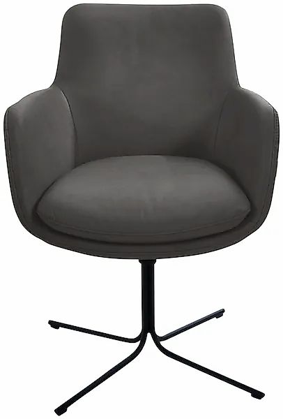 K+W Komfort & Wohnen Drehstuhl »Pego«, Microfaser 925, filigranem 4-Fuß-Ges günstig online kaufen