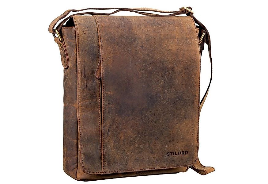 STILORD Schultertasche "Paul" Umhängetasche Herren Leder Hochformat günstig online kaufen