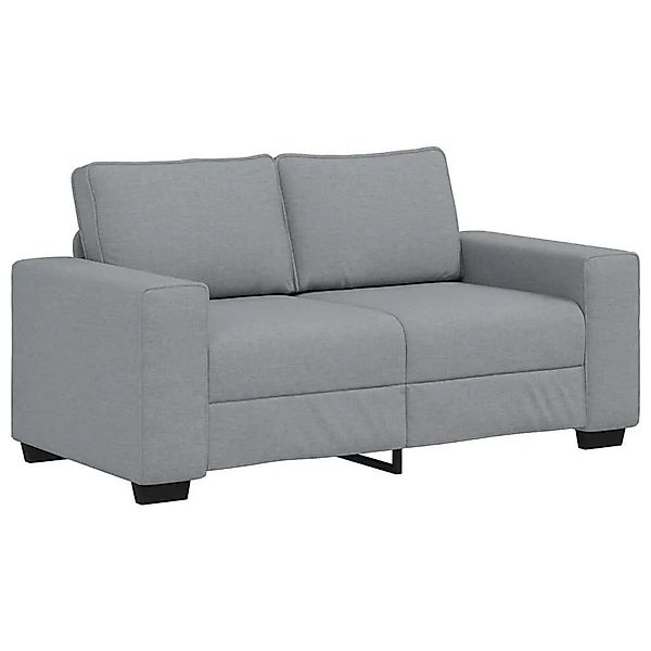 vidaXL 2-Sitzer-Sofa Hellgrau 120 cm Stoff 4105156 günstig online kaufen