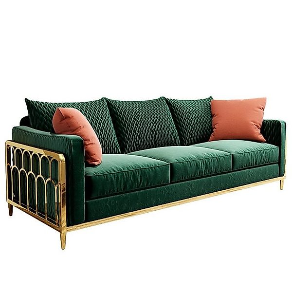 JVmoebel Sofa Sofa Leder Couch Polster Sitz 3+1 Sitzer Garnitur Design, Mad günstig online kaufen