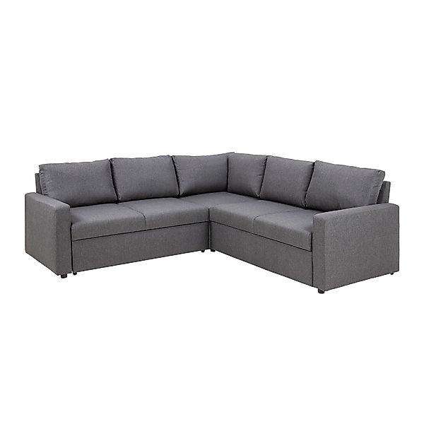 ebuy24 Sacramento Ecksofa Versteckte Aufbewahrung und Ausziehbares Bett Gra günstig online kaufen