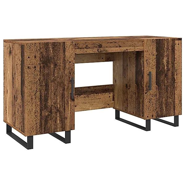 vidaXL Schreibtisch mit Regal Altholz 140 x 50 x 75 cm Holzwerkstoff 879528 günstig online kaufen
