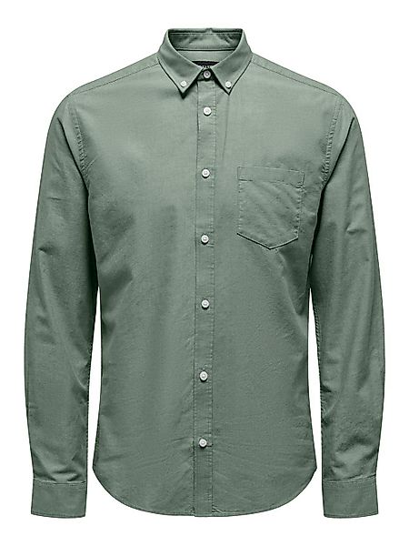 ONLY & SONS Langarmhemd Slim Fit günstig online kaufen