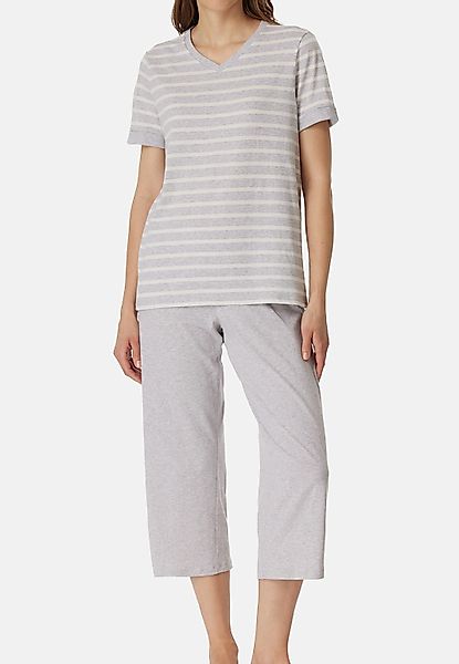 Schiesser Pyjama Casual Essentials (Set, 2 günstig online kaufen