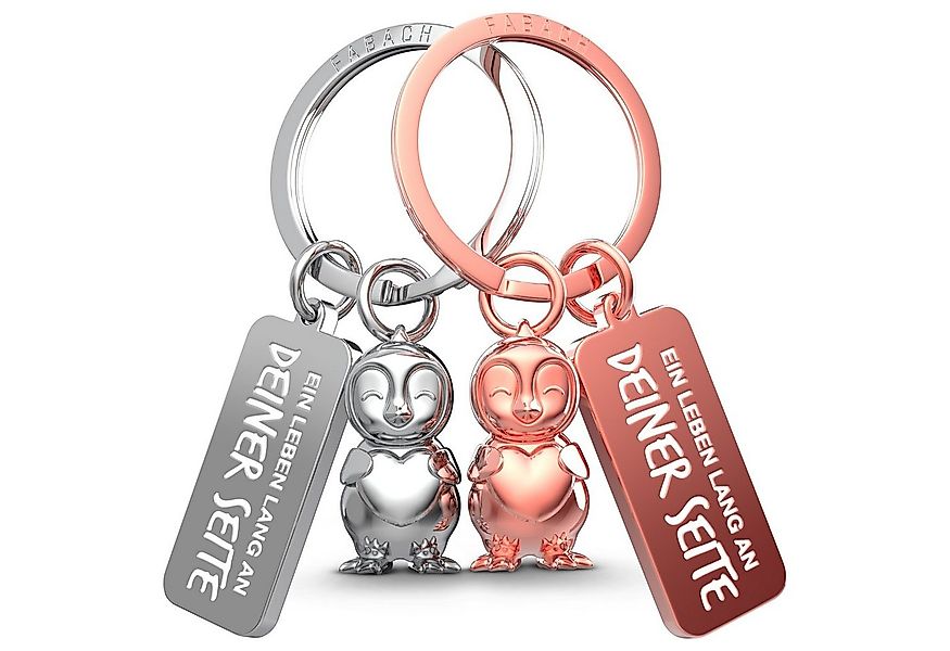 FABACH Schlüsselanhänger Partneranhänger Frosty mit Herz - Pinguin Schlüsse günstig online kaufen