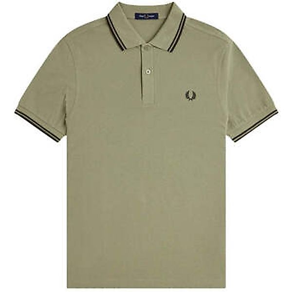 Fred Perry  T-Shirts & Poloshirts Twin Tipped Polo Shirt Olive Mint/Night G günstig online kaufen