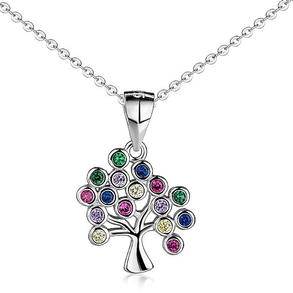 Materia Kettenanhänger Damen Silber Baum Lebensbaum günstig online kaufen