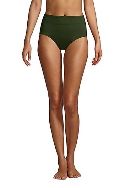 Control-Bikinihose High Waist CHLORRESISTENT, Damen, Größe: XL Normal, Grün günstig online kaufen