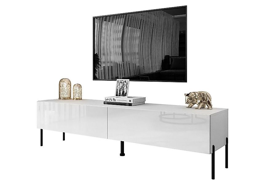 Lookway Lowboard COLETTE TV-Schrank mit Füße und LED Beleuchtung günstig online kaufen