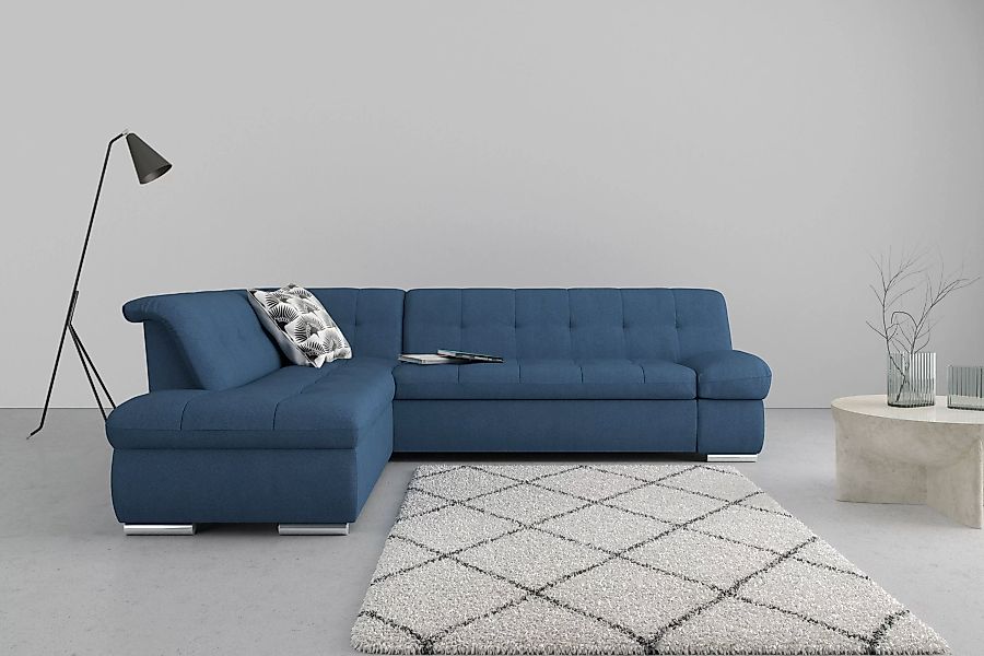 DOMO collection Ecksofa "Mona L-Form", wahlweise mit Bett- und Armlehnfunkt günstig online kaufen