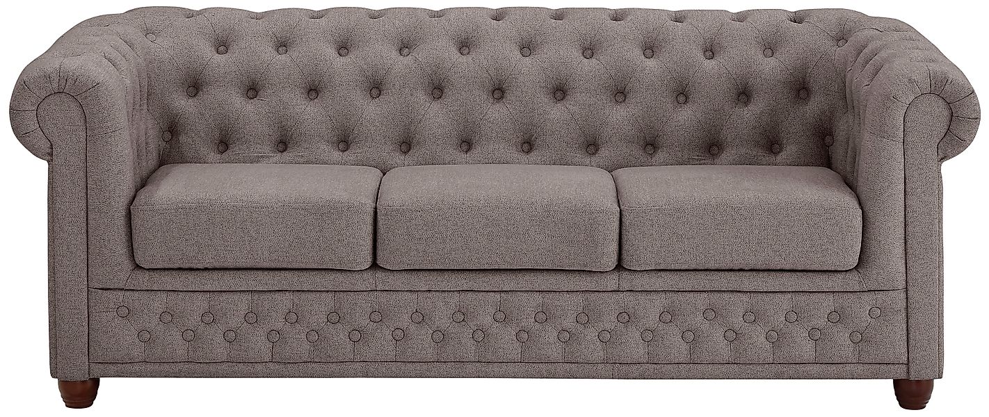 Home affaire Chesterfield-Sofa »New Castle«, mit hochwertiger Knopfheftung günstig online kaufen
