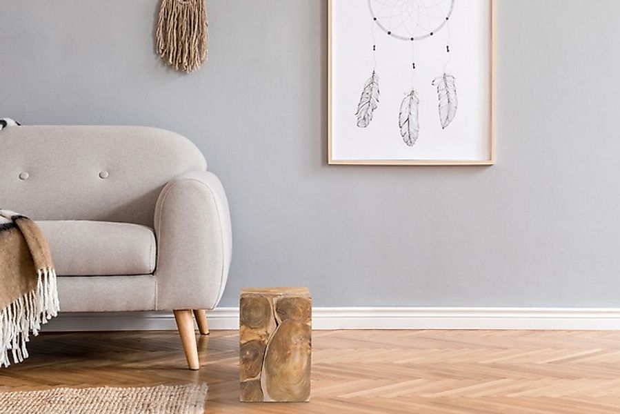 Kayoom Beistelltisch »Radix 425, hochwertiges Teakholz, Natur-Design« 1 Stk günstig online kaufen