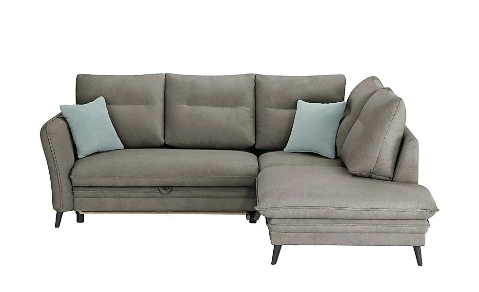 Ecksofa  Wilma ¦ grau ¦ Maße (cm): B: 245 H: 95 T: 203 Polstermöbel > Sofas günstig online kaufen