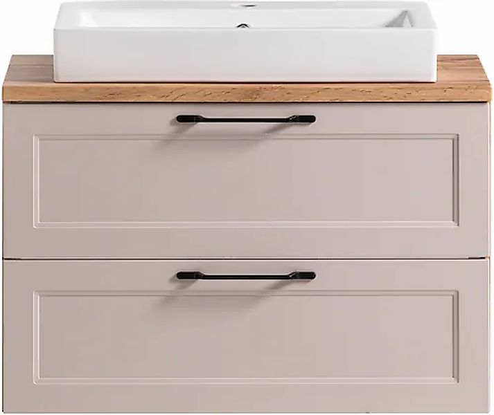 welltime Waschtisch »Lana«, Badmöbel inkl. Waschbecken, 80 cm breit günstig online kaufen