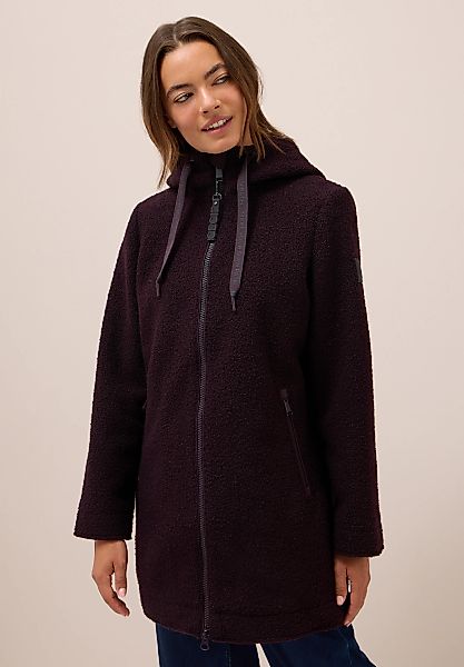 Cecil Fellimitatmantel mit Kapuze mit Tunnelzugband günstig online kaufen