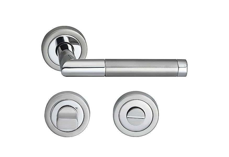 MeinTürgriff Drückergarnitur Nizza Edelstahl matt Türgriff für Innentüren R günstig online kaufen
