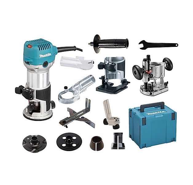 Makita Oberfräse RT0702CX2J Multifunktionsfräse, Oberfräse günstig online kaufen