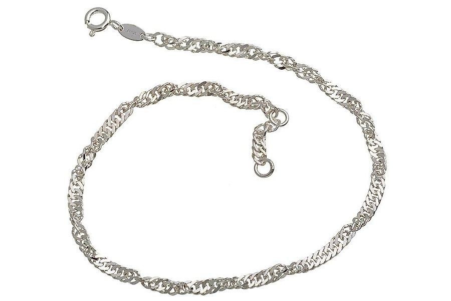 Silberkettenstore Fußkette Fußkette Singapur 3mm - günstig online kaufen