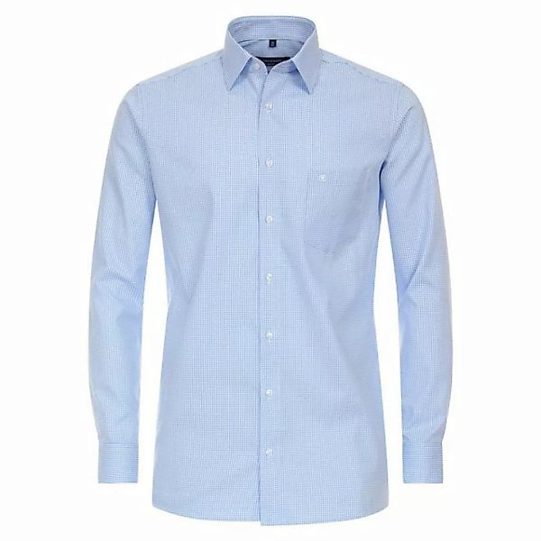 CASAMODA Langarmhemd Große Größen Langarmhemd bügelfrei hellblau-weiß karie günstig online kaufen